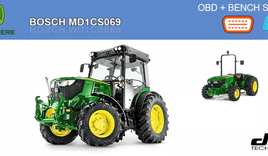 OBD DRIVER + BENCH MODE FOR BOSCH MD1CS069 JOHN DEERE